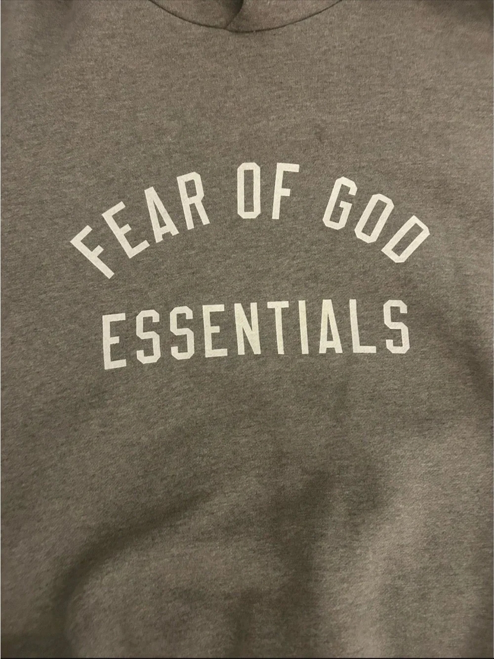 Essentials Fear of God Crewneck Sweatshirt in Taupe Brown